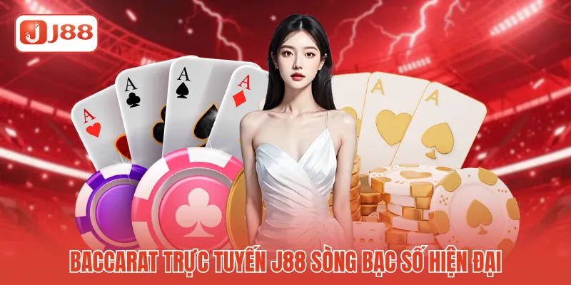 Baccarat Trực Tuyến J88 - Đấu Trường Đỏ Đen Thượng Lưu 2 Baccarat trực tuyến J88 sòng bạc số hiện đại