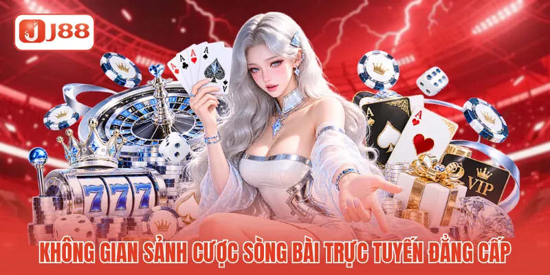 Không gian sảnh cược sòng bài trực tuyến đẳng cấp 