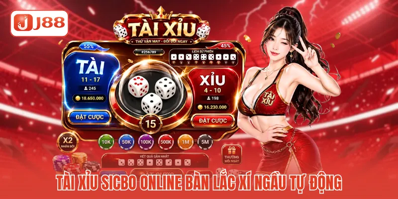 Tài xỉu Sicbo online bàn lắc xí ngầu tự động