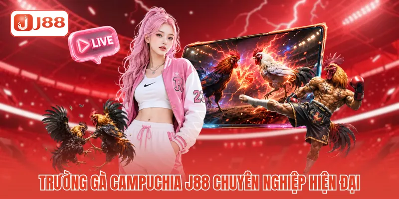 Trường gà Campuchia J88 chuyên nghiệp hiện đại